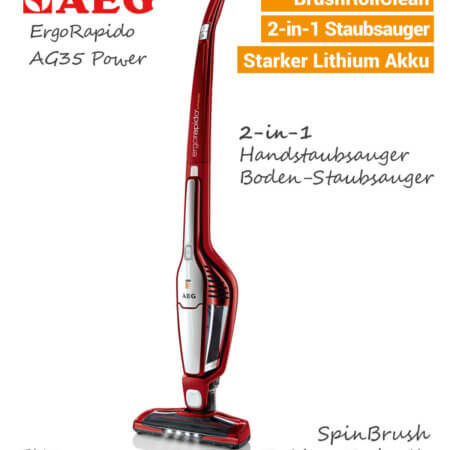 AEG ErgoRapido AG35 Power Akku-Staubsauger