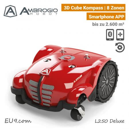 Ambrogio L250 Deluxe Mähroboter Rasenroboter EU9