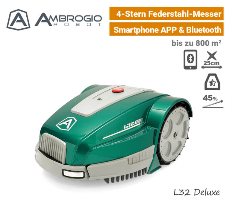 NEU 2021 Ambrogio Mähroboter & Rasenroboter mit GPS Kaufen!
