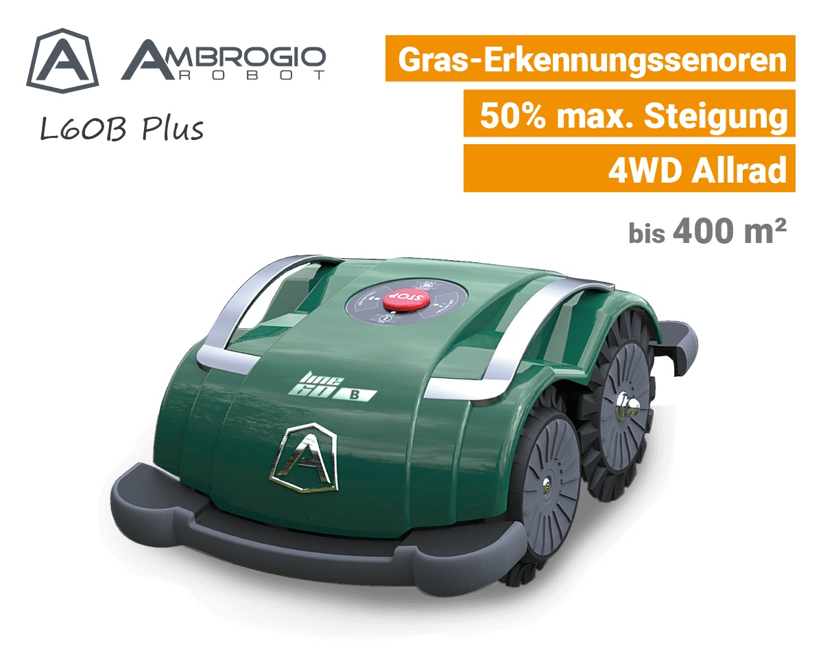NEU 2020 Ambrogio Mähroboter & Rasenroboter mit GPS Kaufen!