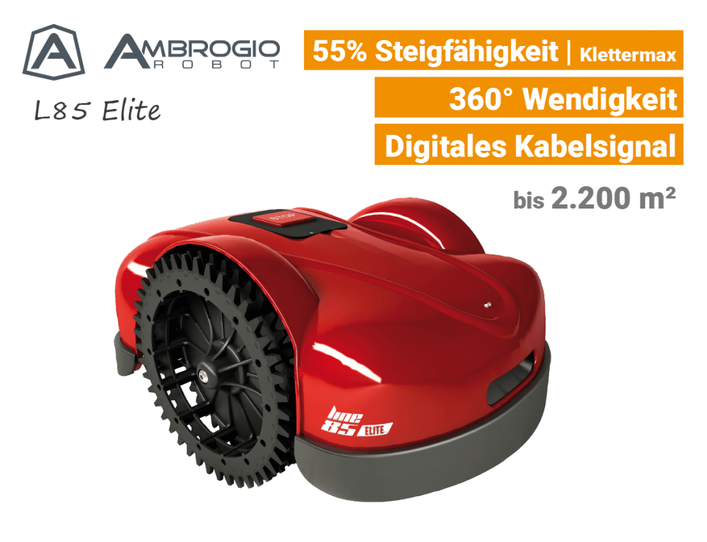 NEU 2020 Ambrogio Mähroboter & Rasenroboter mit GPS Kaufen!