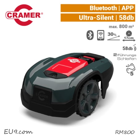Cramer RM800 Mähroboter Rasenroboter RM 800 EU9