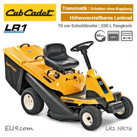 Cub Cadet LR1 NR76 Transmatic Aufsitzmäher Mini-Rider EU9