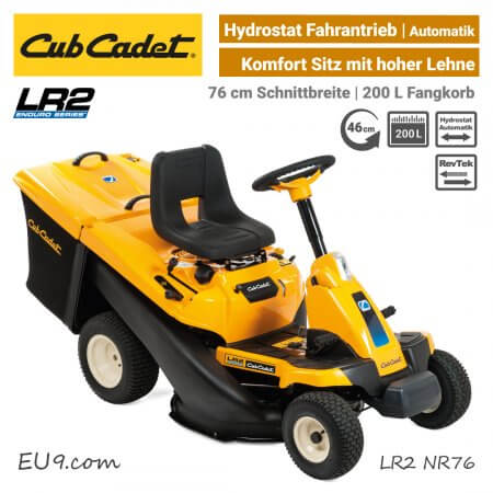 Cub Cadet LR2 NR76 Hydrostat Aufsitzmäher Mini-Rider EU9