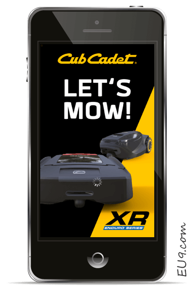 Cub Cadet XR APP-Einstellungen CubCadet XR APP-Einstellungen EU9
