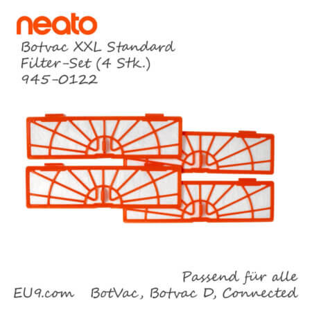 Neato Botvac D XXL Standard Filter-Set 4stk 945-0122