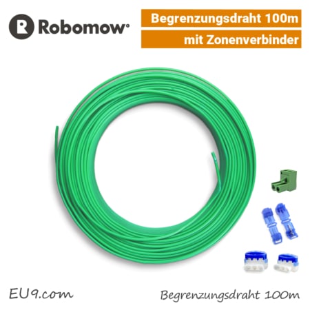 Robomow Begrenzungsdraht 100 m Begrenzungskabel 100m Wolf-Garten Cub Cadet EU9