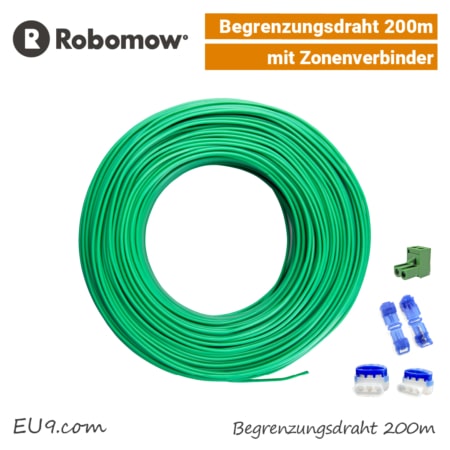 Robomow Begrenzungsdraht 200 m Begrenzungskabel 200m Wolf-Garten Cub Cadet EU9