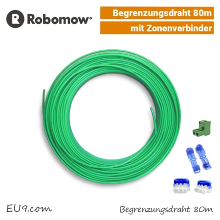 Robomow Begrenzungsdraht 80 m Begrenzungskabel 80m Wolf-Garten Cub Cadet EU9