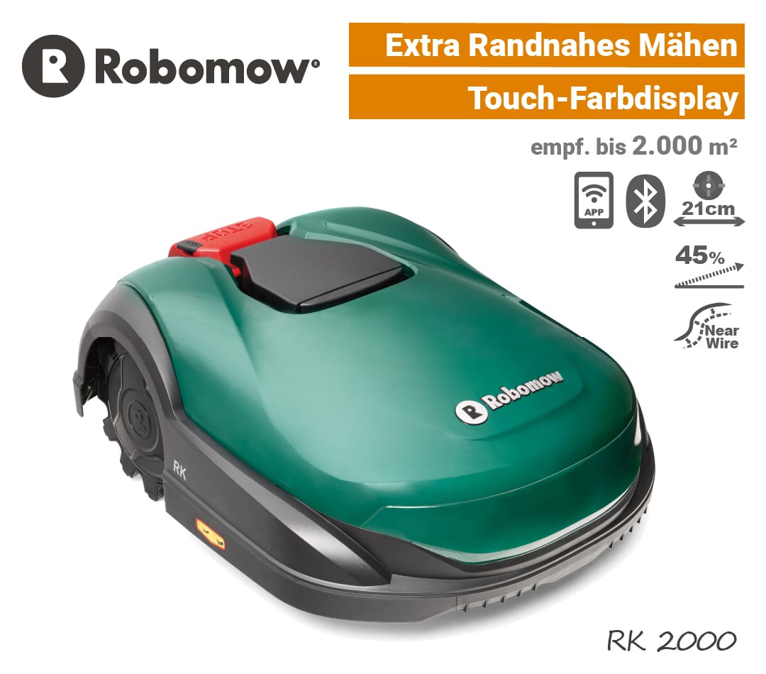 Robomow RK2000 Robomow RK 2000 Mähroboter Rasenroboter EU9