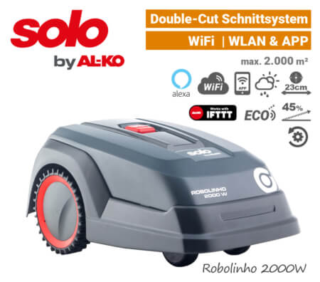 NEU 2022 ALKO SOLO Robolinho Mähroboter kaufen!