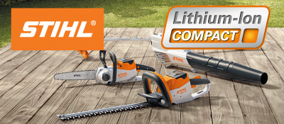 STIHL Compact Akku-Rasenmäher Gartengeräte Akku-Heckenscheren EU9