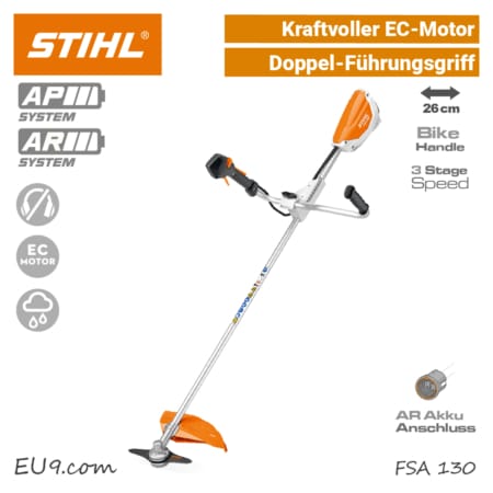 STIHL FSA 130 Akku-Freischneider Akku-Motorsense Akku-Trimmer AP AR PRO EU9