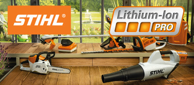 STIHL PRO Akku-Rasenmäher Gartengeräte Akku-Heckenscheren EU9