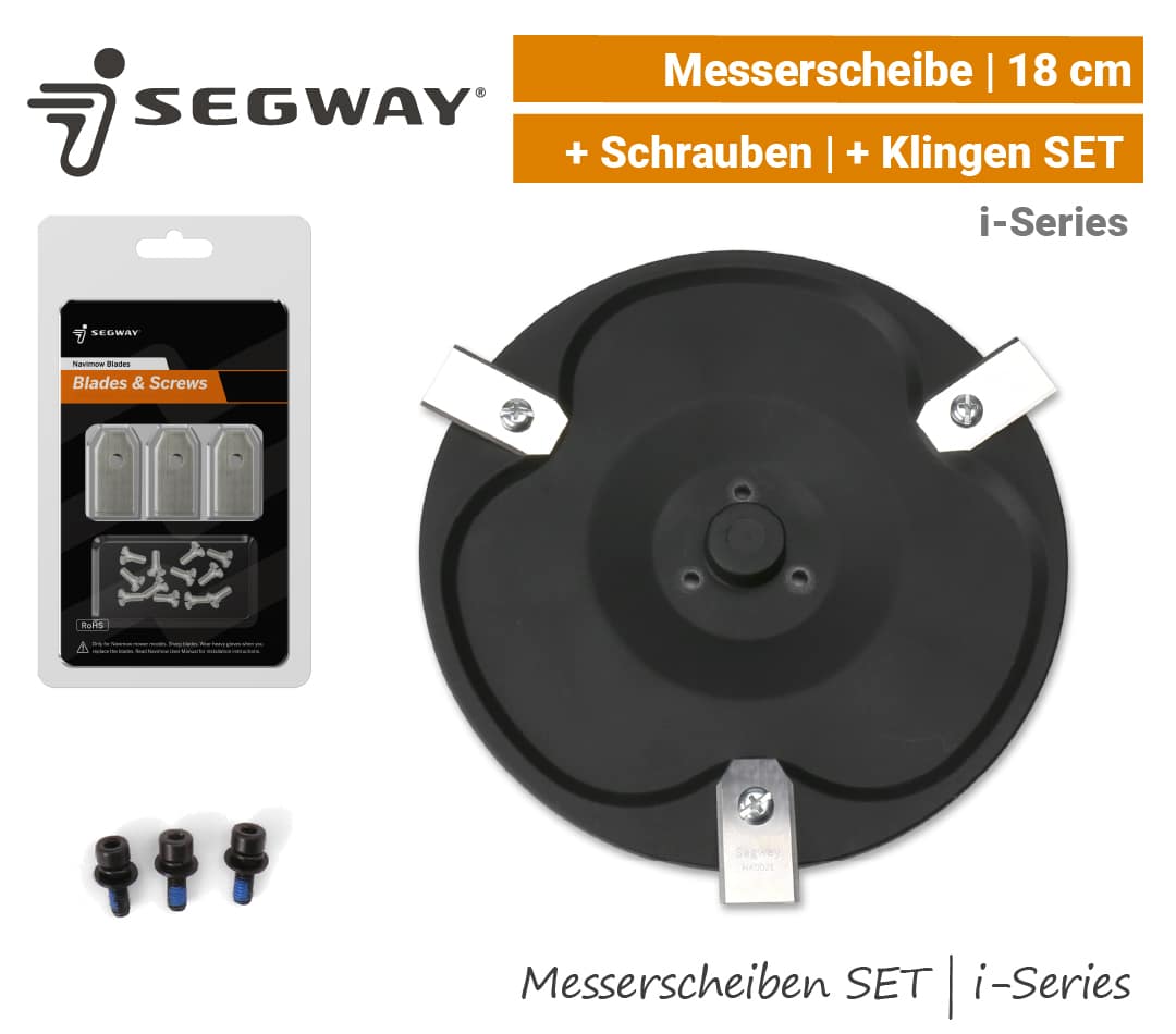Segway Navimow Messerscheibe Mähscheibe Messerteller 18 cm Scheibe Klingen SET i-Serie EU9