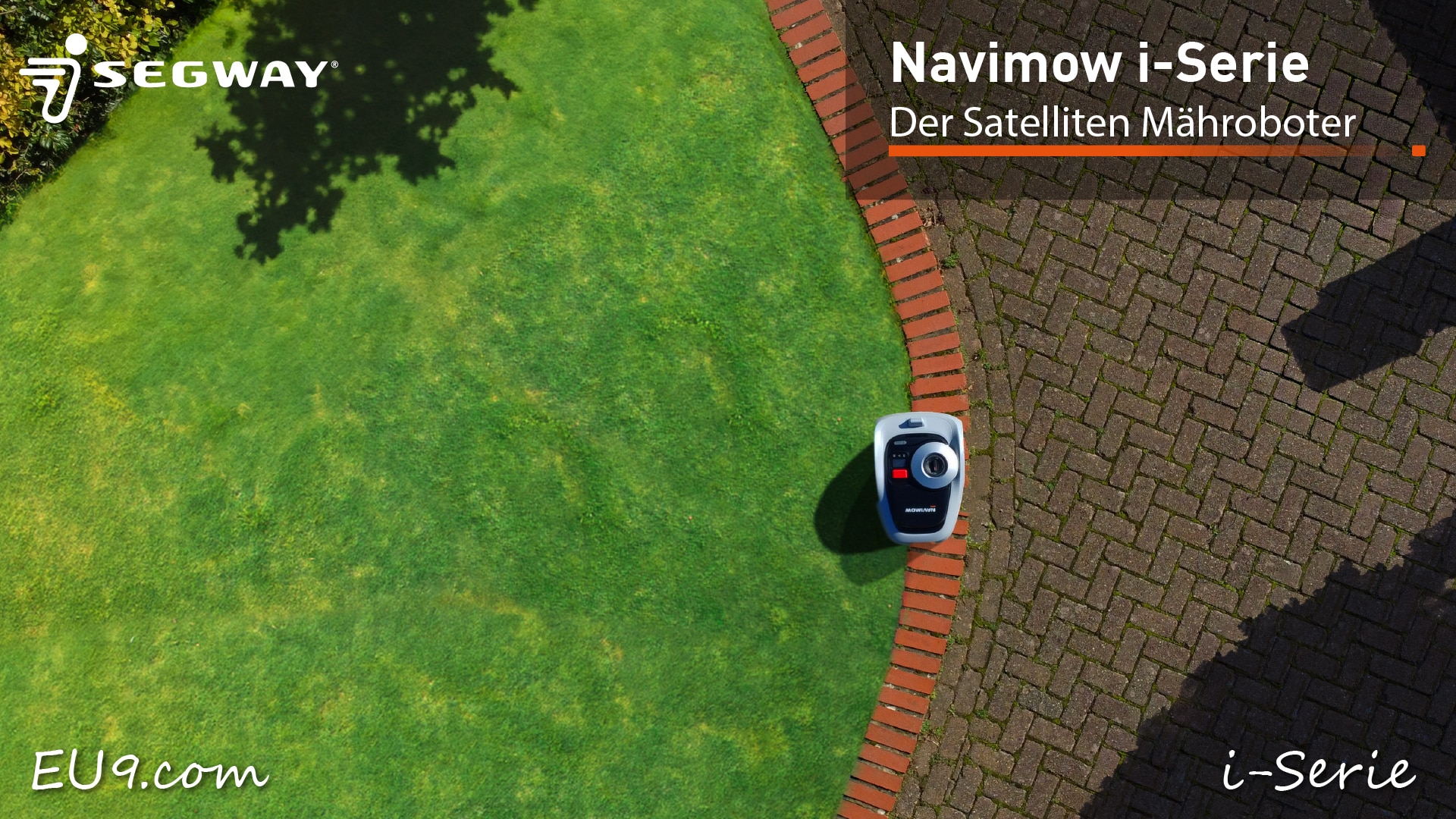 Segway Navimow i108 i105 i110 GPS-GNSS Rasenroboter mäht den Rasenrand EU9