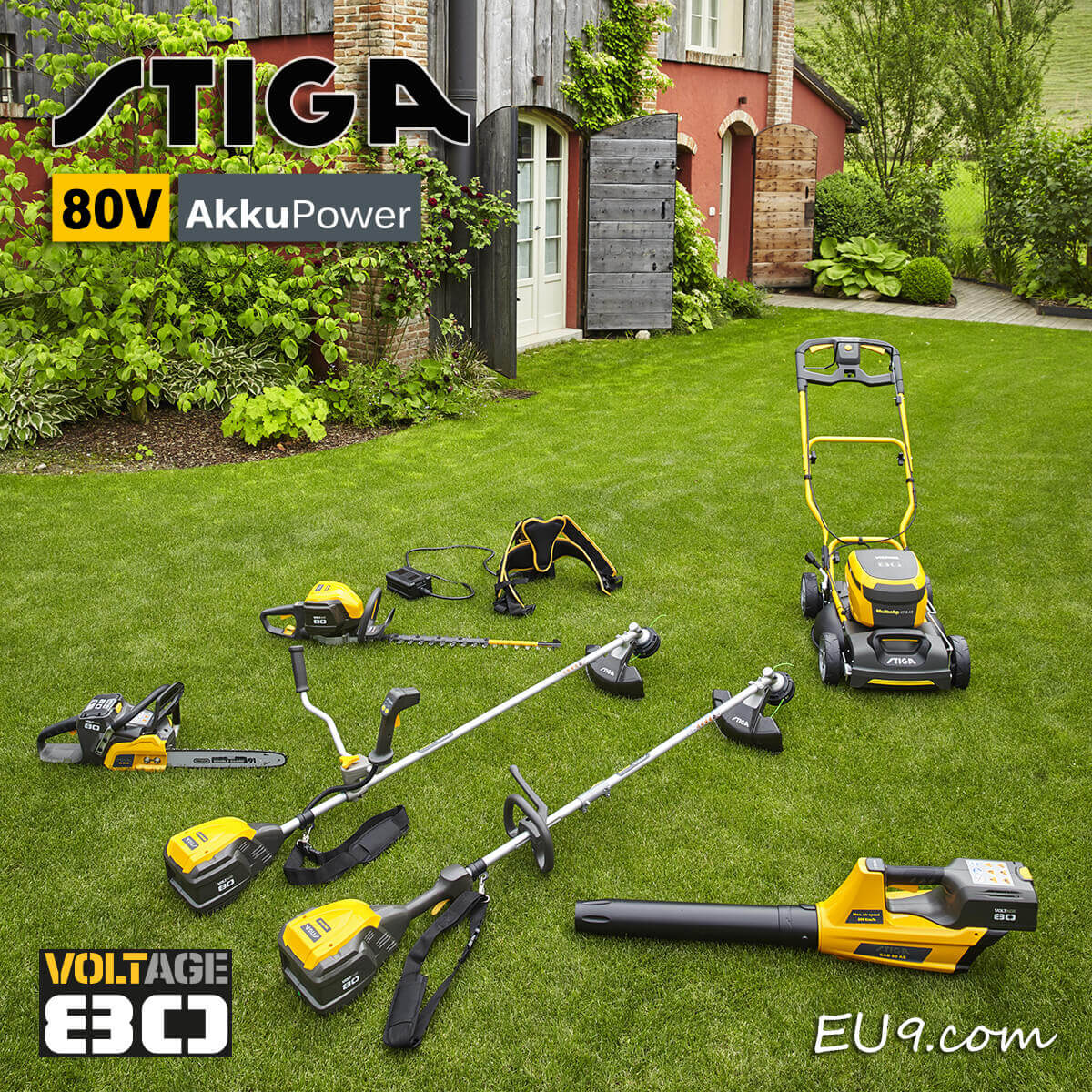 Stiga SBC 80 AE AkkuMotorsenseTrimmer 80V LiIon Günstig kaufen!