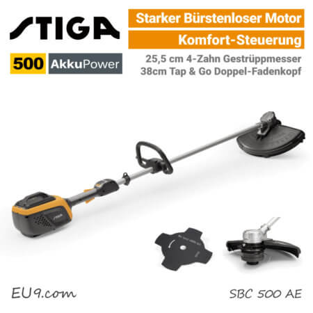 Stiga SBC 500 AE Akku-Motorsense EU9