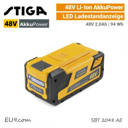 Stiga SBT-2048 AE 48V Akku Lithium-Ion 48-Volt EU9