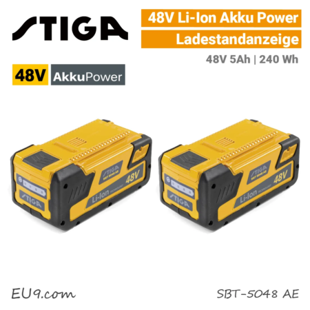 Stiga SBT 5048 AE 48V Doppel-Akku 48-Volt EU9