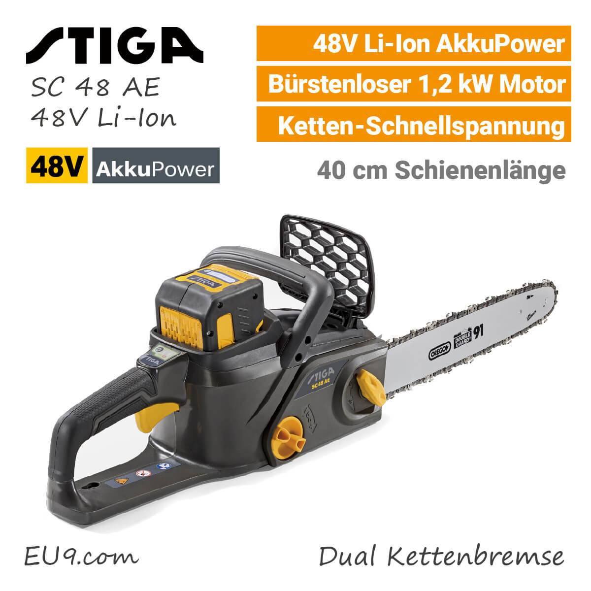 3x Sägekette 35cm für Gardena CST 3518 / Stiga SE 1814 Q, SC 48 AE Kettensäge 3x Sägekette 35cm für Gardena CST 3518 / Stiga SE 1814 Q, SC 48 AE Kettensäge