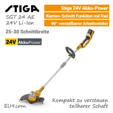 Stiga SGT 24 AE 24V Akku-Trimmer EU9