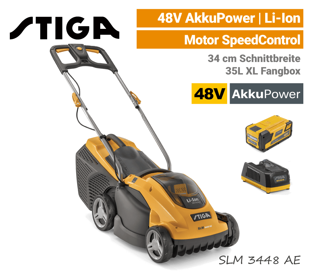 Stiga 48V AkkuGartengeräte & Rasenmäher 48 Volt Günstig kaufen!