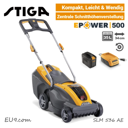 Stiga SLM 536 AE Akku-Rasenmäher EPower 500 EU9