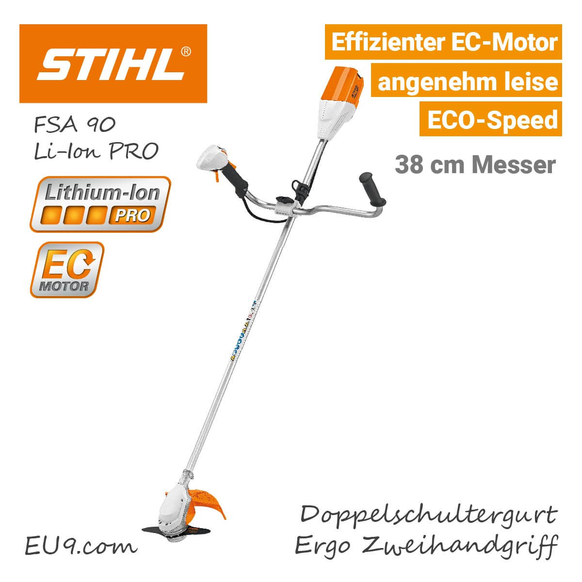 STIHL FSA 90 Akku-Motorsense Li-Ion PRO | Günstig bei EU9.com