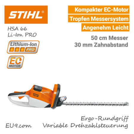 Stihl HSA 66 Akku-Heckenschere Li-Ion PRO