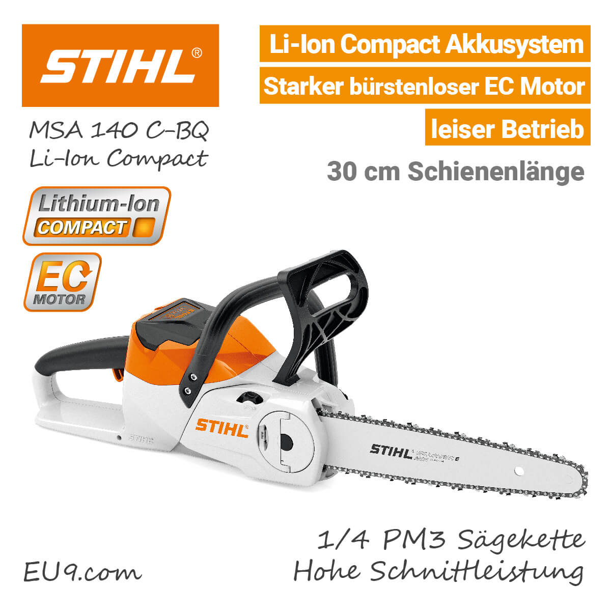 STIHL MSA 140 C-BQ Akku-Kettensäge - Compact | Günstig kaufen!