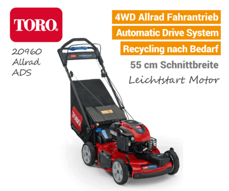 TORO BenzinRasenmäher Robotics