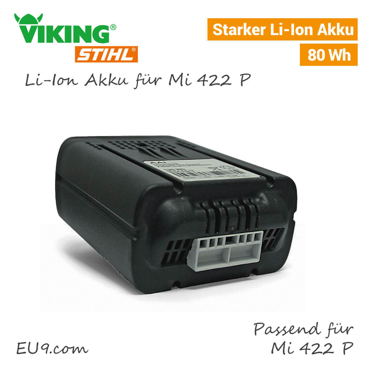 Viking LiIon Akku AAI 80 Mi 422 P EU9 Robotics