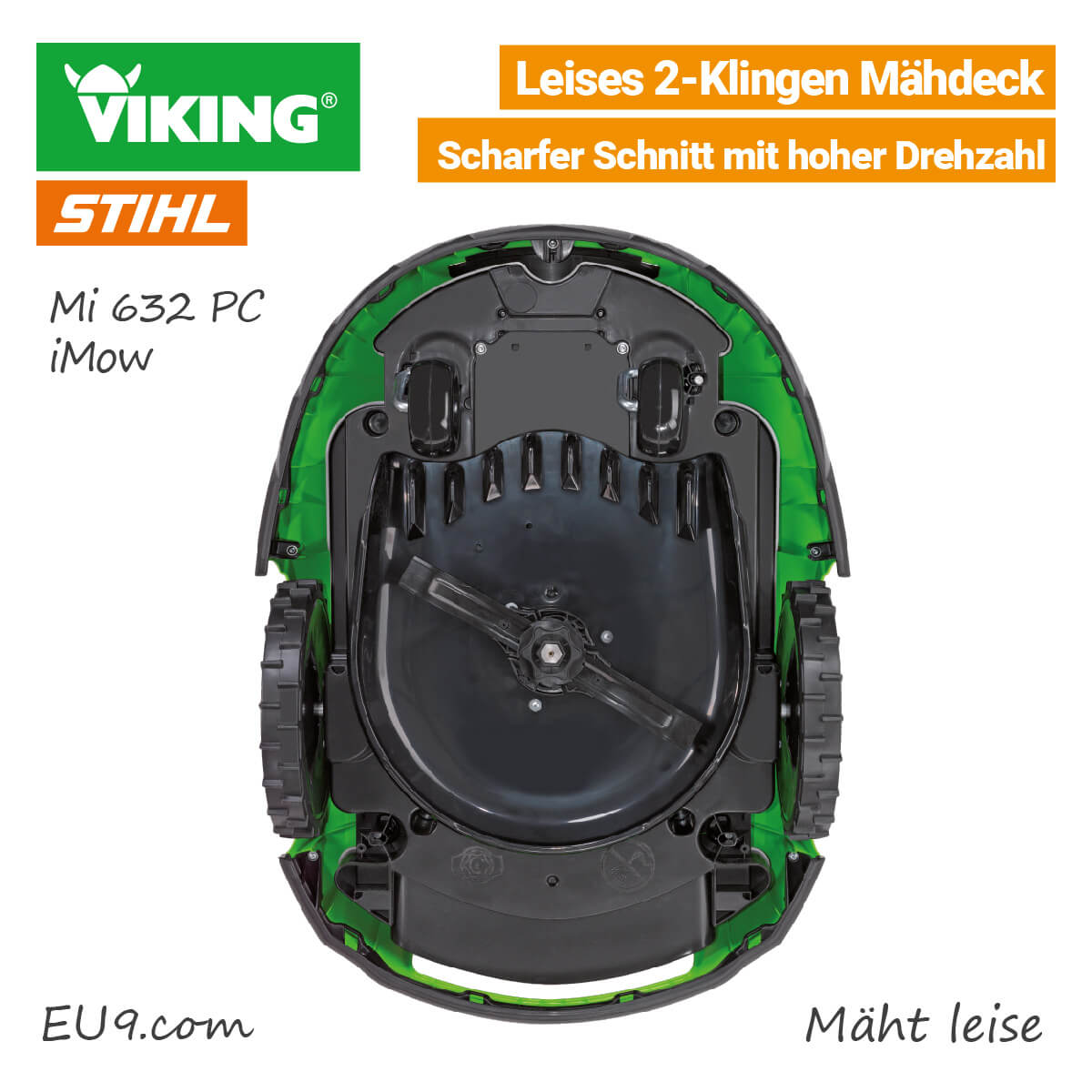 Viking Mi 632 PC Rasenroboter bei EU9 Robotics kaufen!