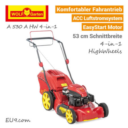 Wolf-Garten A 530 A HW 4-in-1 Benzin-Rasenmäher