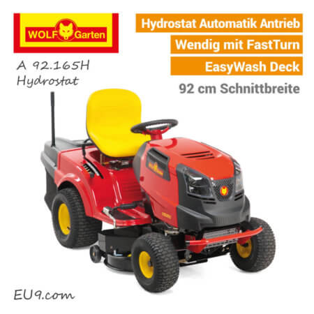 WolfGarten Scooter Hydro Aufsitzmäher EU9