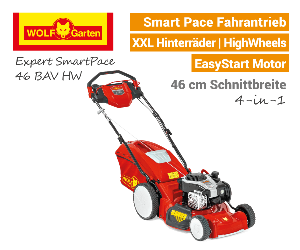 WolfGarten BenzinRasenmäher Robotics