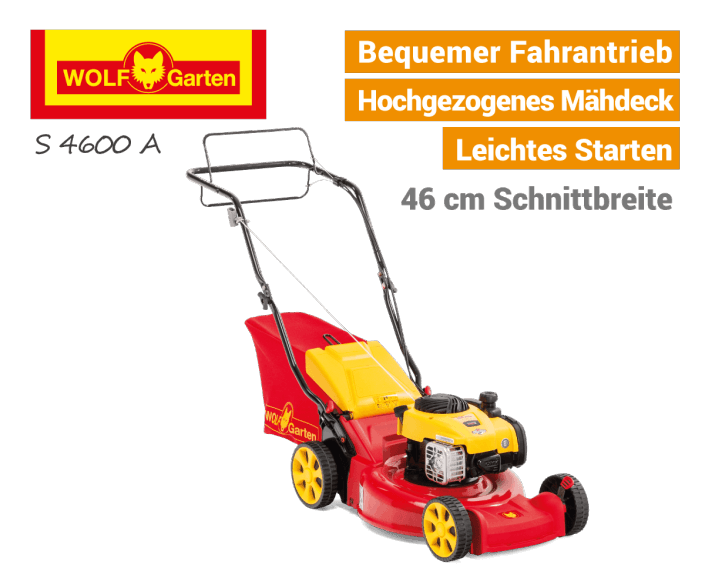 WolfGarten BenzinRasenmäher Robotics